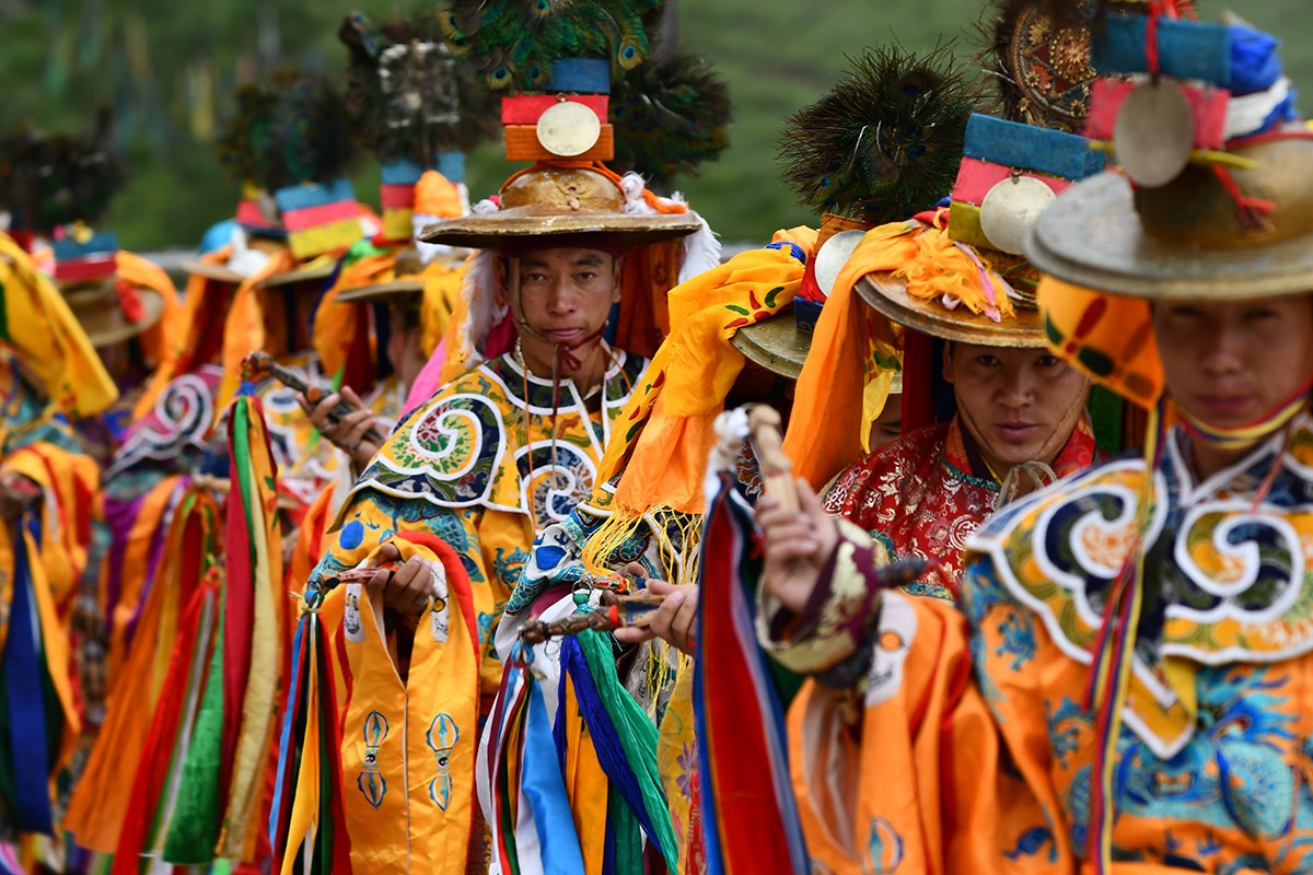 Katok Monastery Mask Dance Festival | Foto de Liu Bin